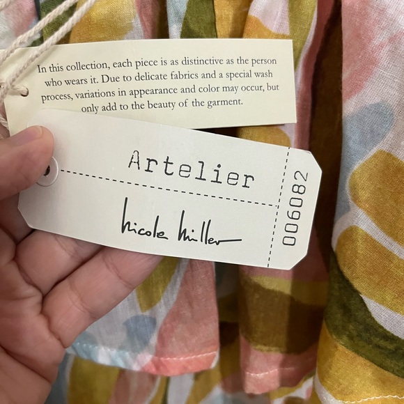 Colorful Ruffle Off-Shoulder Blouse - Picture 3 of 7